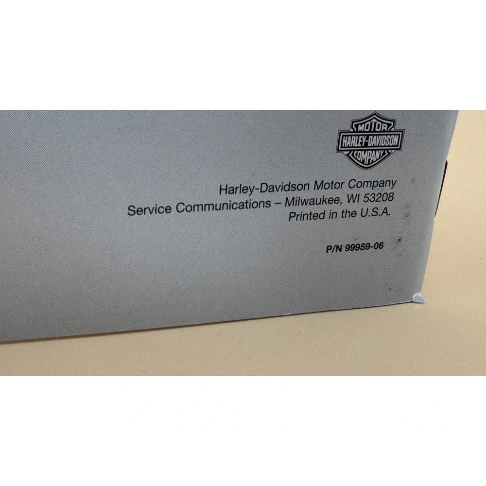 2006 Harley-Davidson Torque Values Ready Reference Manual P/N 99959-06 OEM